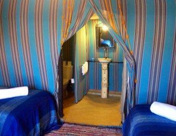 luxury tent blue
